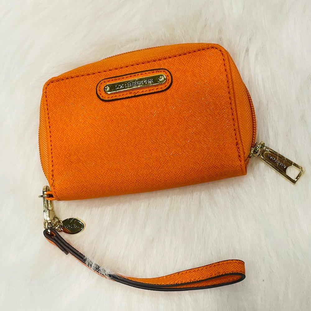 Liz ClaiborneVibrant Orange Wristlet